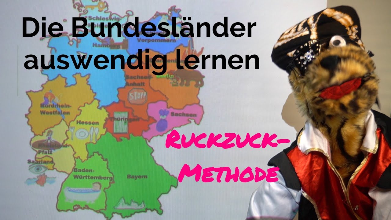 #Schulfritz: Die Bundesländer auswendig lernen