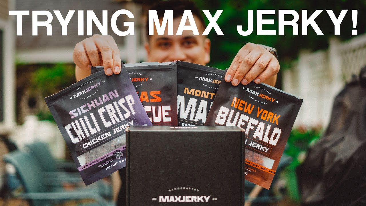 Trying Max the Meat Guy's new Max Jerky! @MaxtheMeatGuy