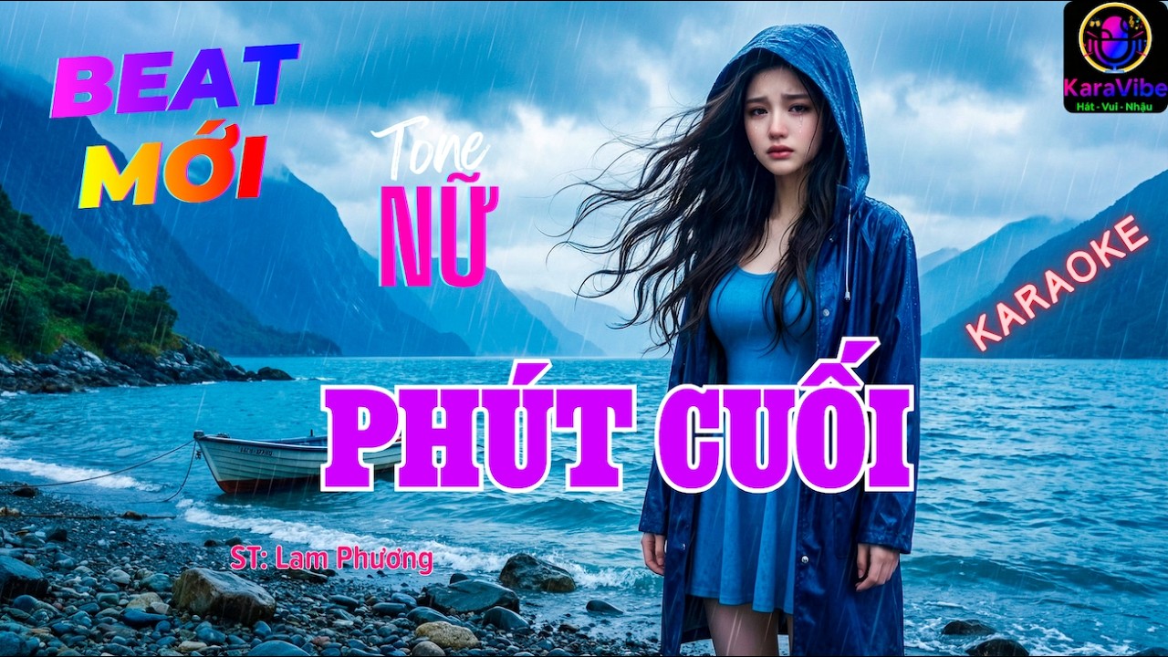 PHÚT CUỐI Karaoke ❤️ Tone Nữ ❤️ BÀI QUEN BEAT MỚI ❤️ Dễ Hát
