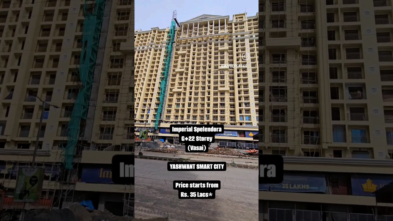 Imperial Splendora G+22 Storey Vasai East YASHWANT SMART CITY. #flatforsale #viral #explore