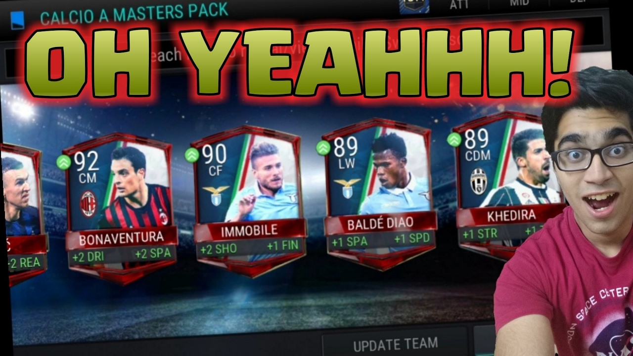 Fifa Mobile ~ INSANE 4 × 89+ CALCIO A MASTERS PULLED !! FIFA Mobile 150K CALCIO - A MASTER PACKS