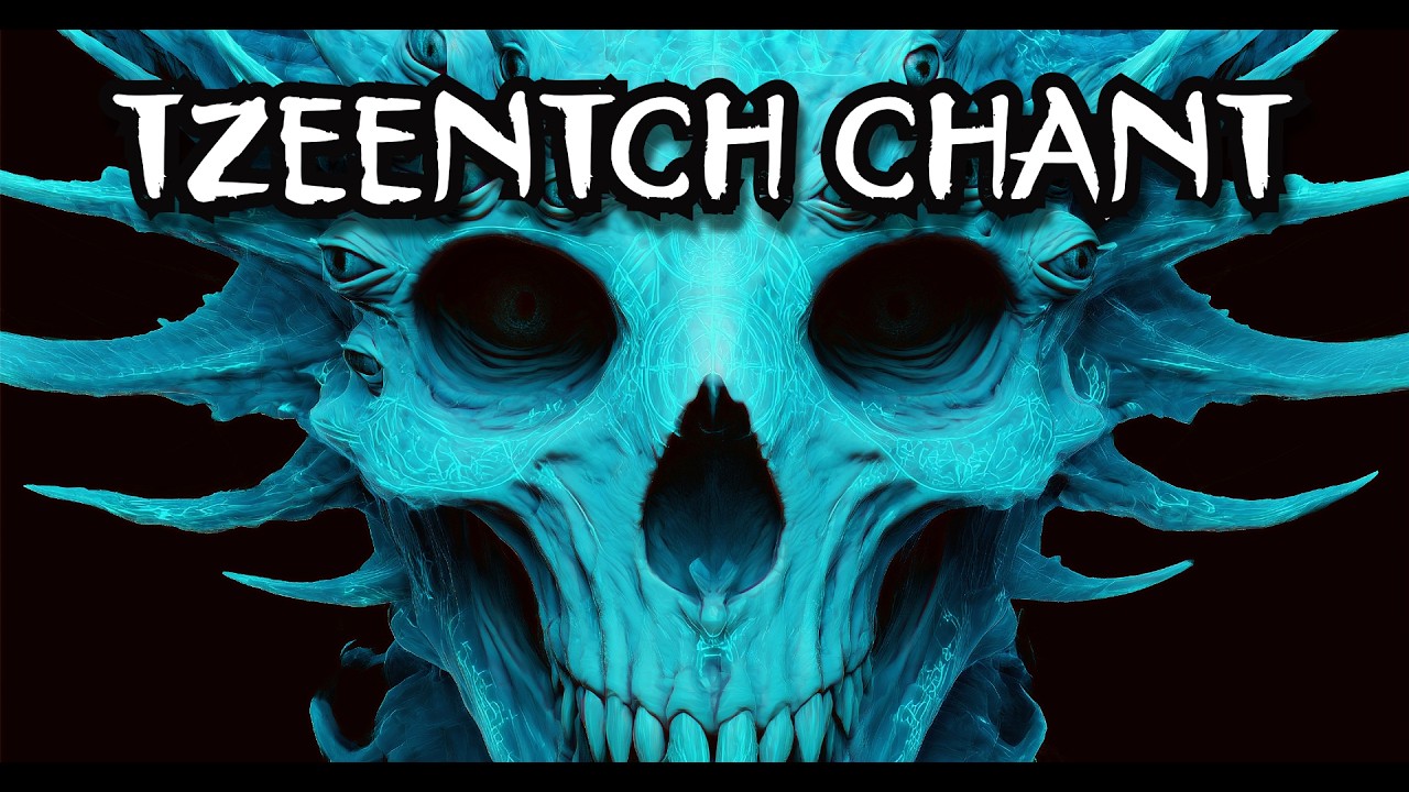 Dark Warhammer 40k Ambience - 40 Minutes Chaos God | Ritual Drums for Reading, Painting, Sleep