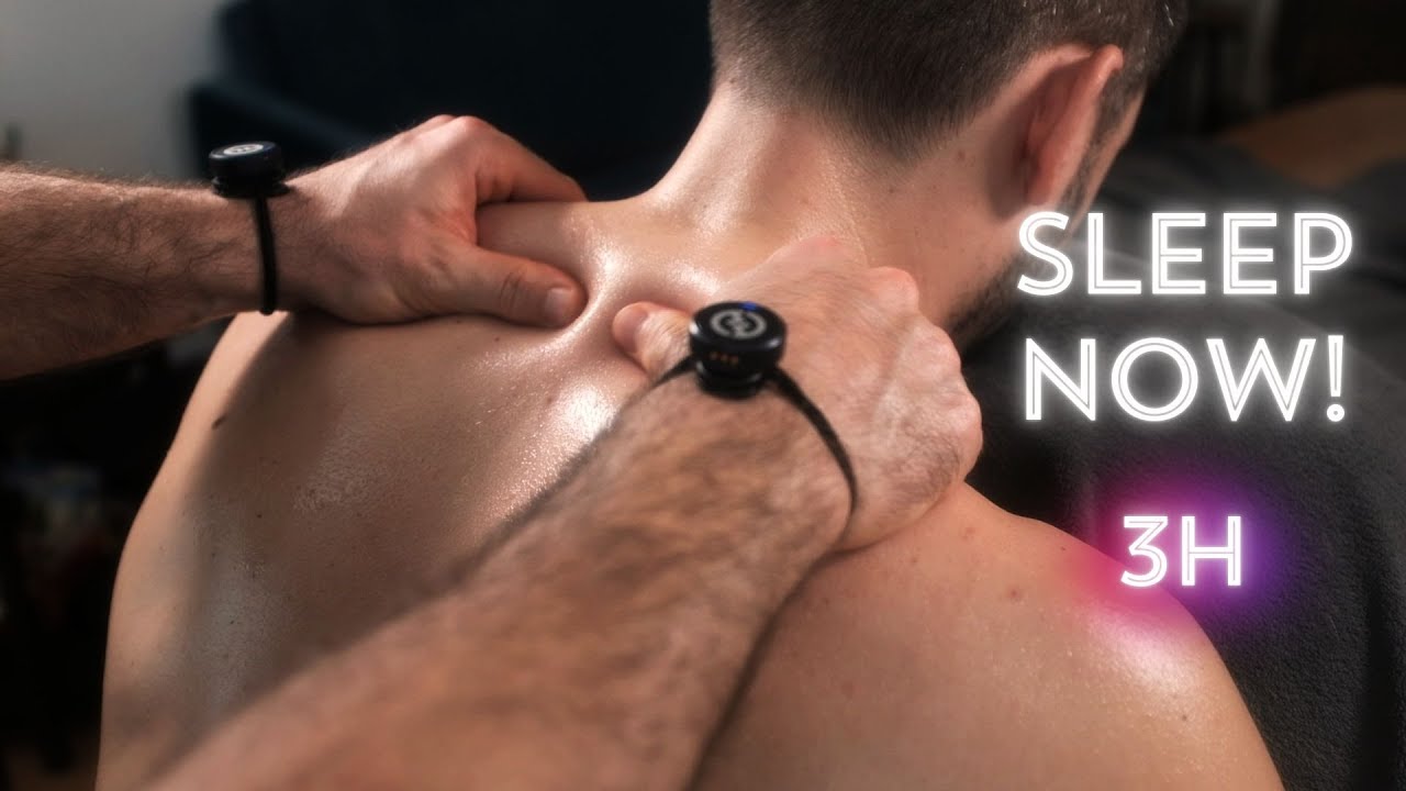 Neck & Back ASMR Oil Massage With Super Relaxing Real Tingles