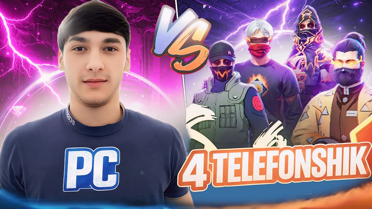 4 TELEFONSHIK VS ALISHEYX - KIM KUCHLI ? 😱 #freefire 