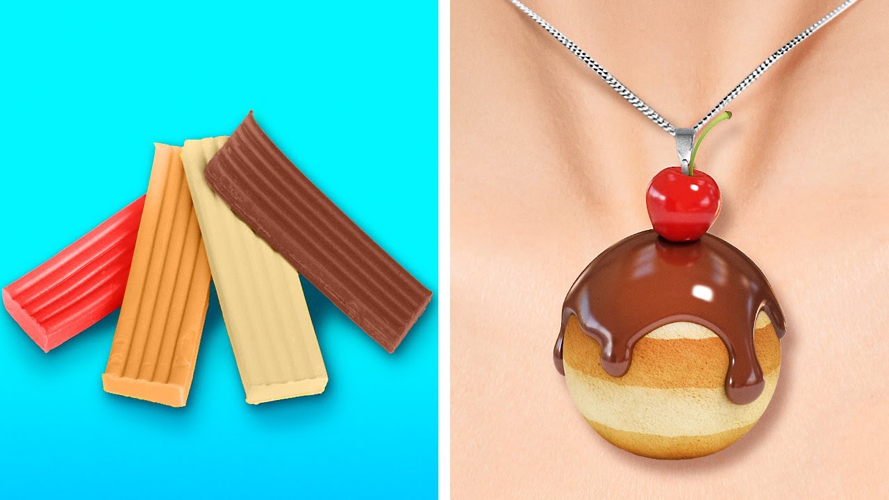Ideas maravillosas de arcilla polimérica para alegrar tu vida || Joyas de bricolaje y manualidades