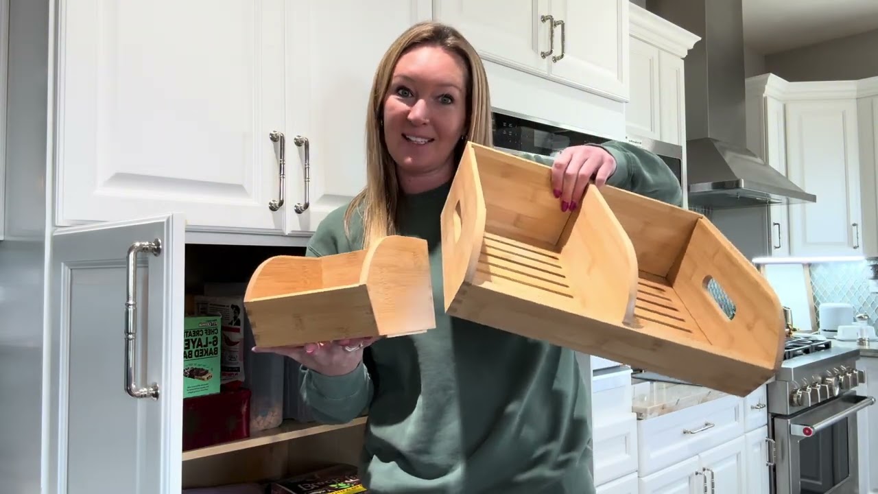 Pantry Makeover with Bamboo Storage Bins | Easy Organization with high quality storage solutions!