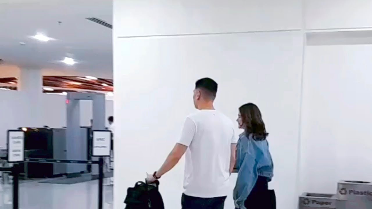 Bea Alonzo and Bf Vincent Co, spotted ulit sila airport wow! Ayun sa uploader, bound to Croatia sila