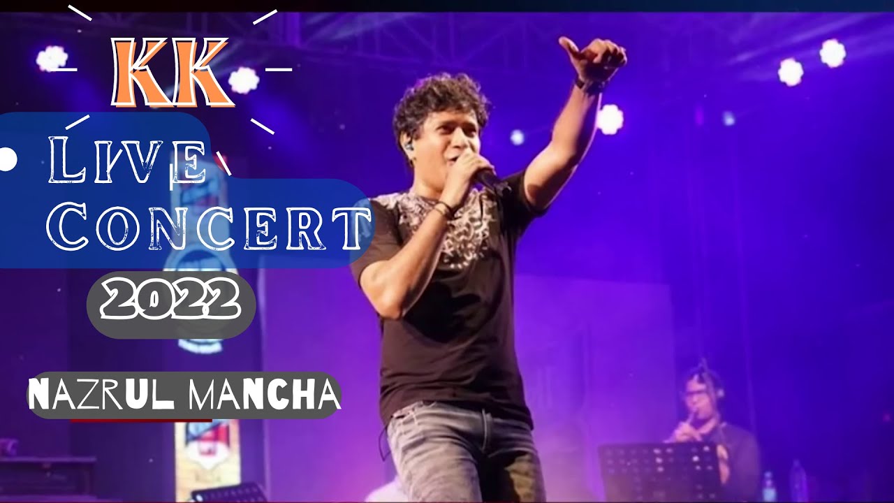 Kk Live Concert 2022 | Kk Death During Performance At Nazrul Mancha Kolkata | #kklastconct