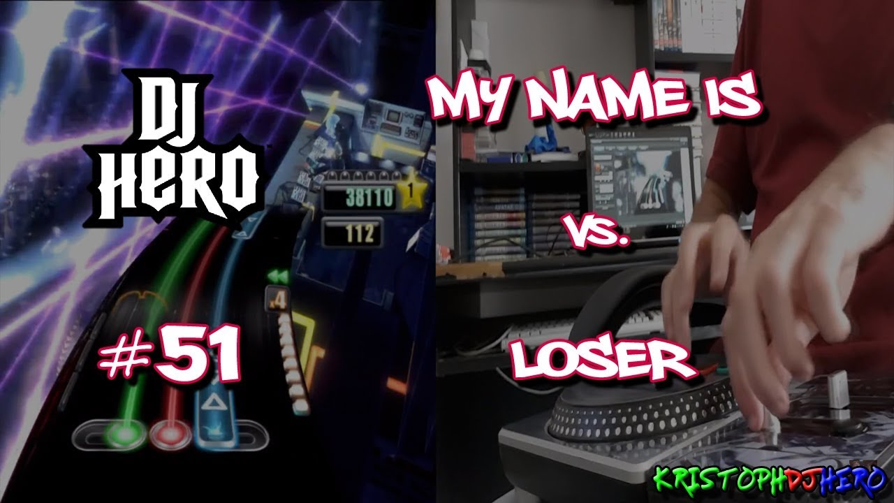 DJ Hero - My Name Is vs. Loser 100% FC (Expert)