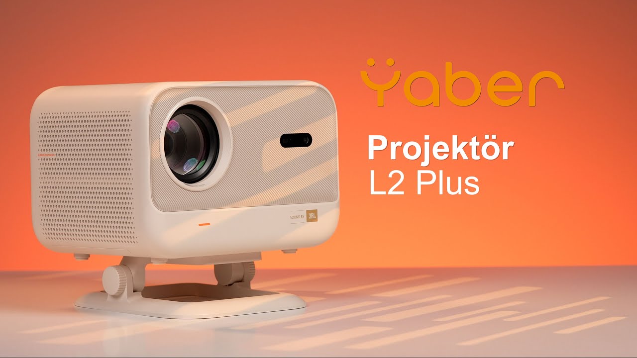 Full HD | JBL Hoparlörlü Projeksiyon Cihazı | Yaber L2 Plus