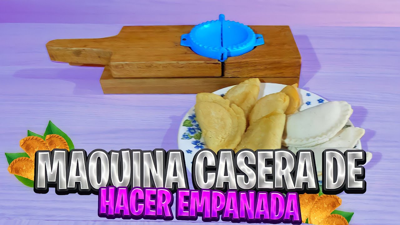 máquina casera de hacer empanada doble función