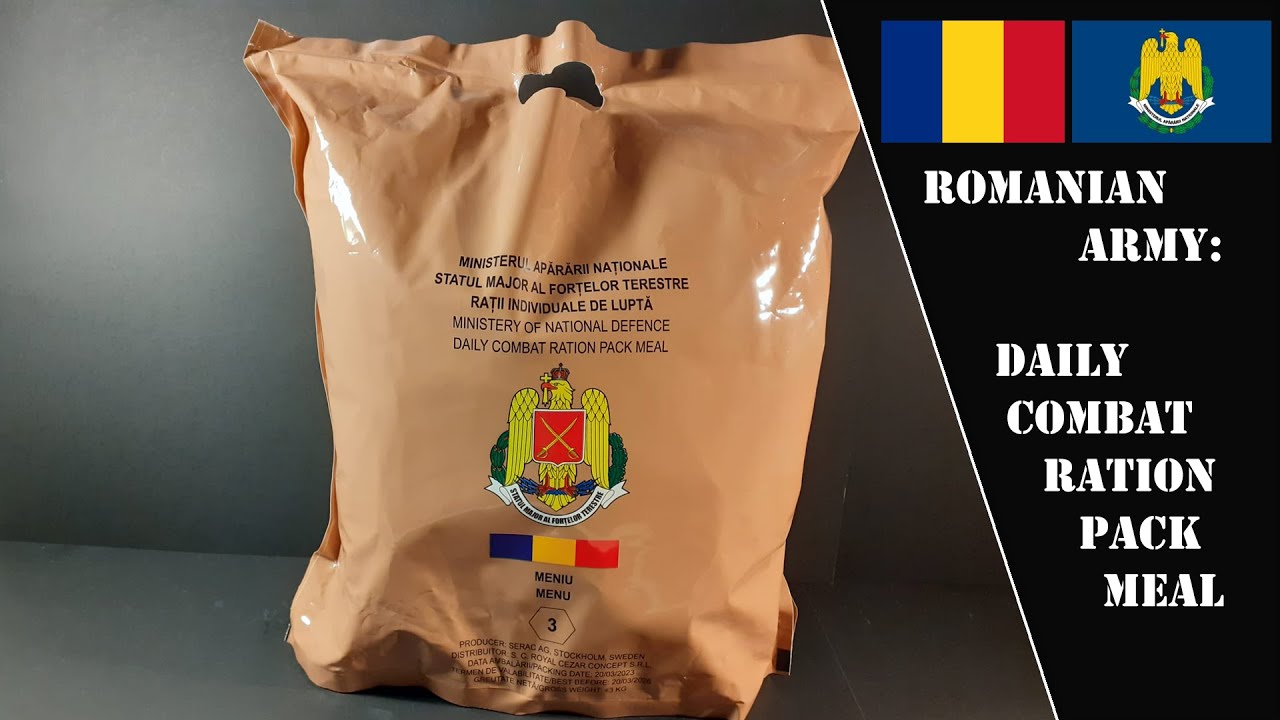 Romanian Army Individual Combat Ration Meal Pack | Military Ration Review and Taste Testing