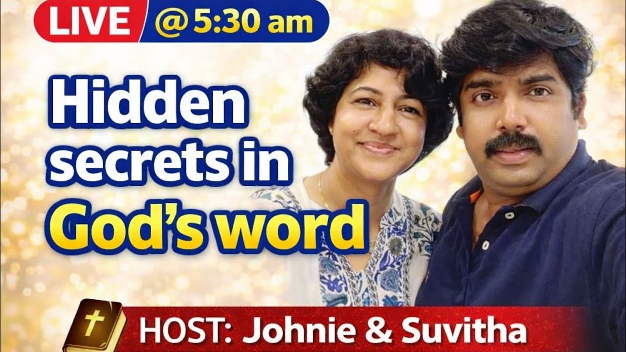 🔴 🅻🅸🆅🅴 5:30 AM | 6 March 26 | Morning Meditation & Prayer | Life Together  | Johnie & Suvitha