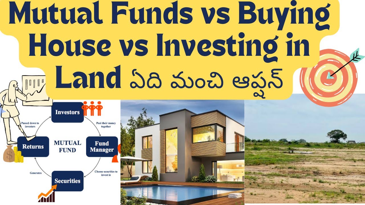 Mutual Funds vs Buying House vs Investing in Land : which is best option