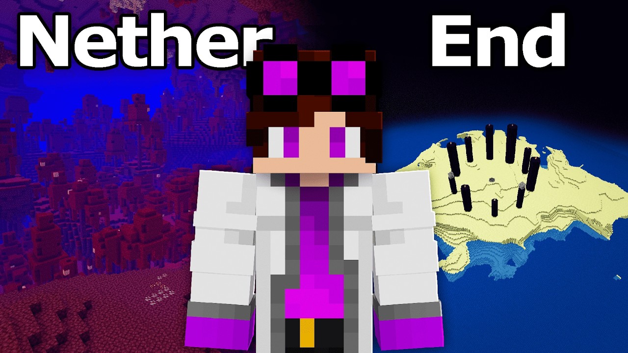 Zerando o Minecraft com o Mundo Inundado (debaixo d'água)