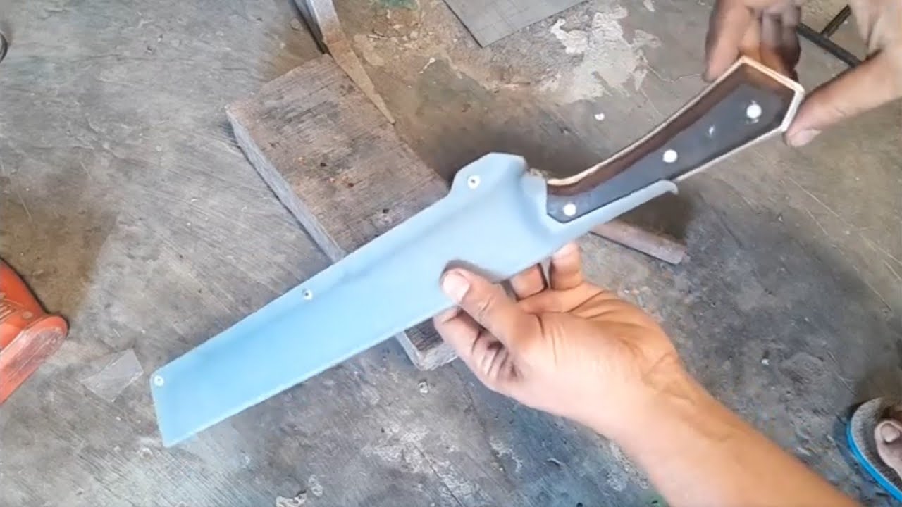 Cara Mudah Membuat Sarung Pisau Sembelih Dari Bahan Pipa PVC