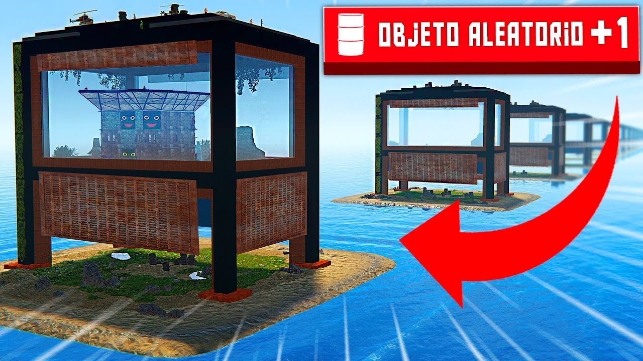 Le di a 100 JUGADORES su propio HORMIGUERO en Rust (con Objetos RANDOM)
