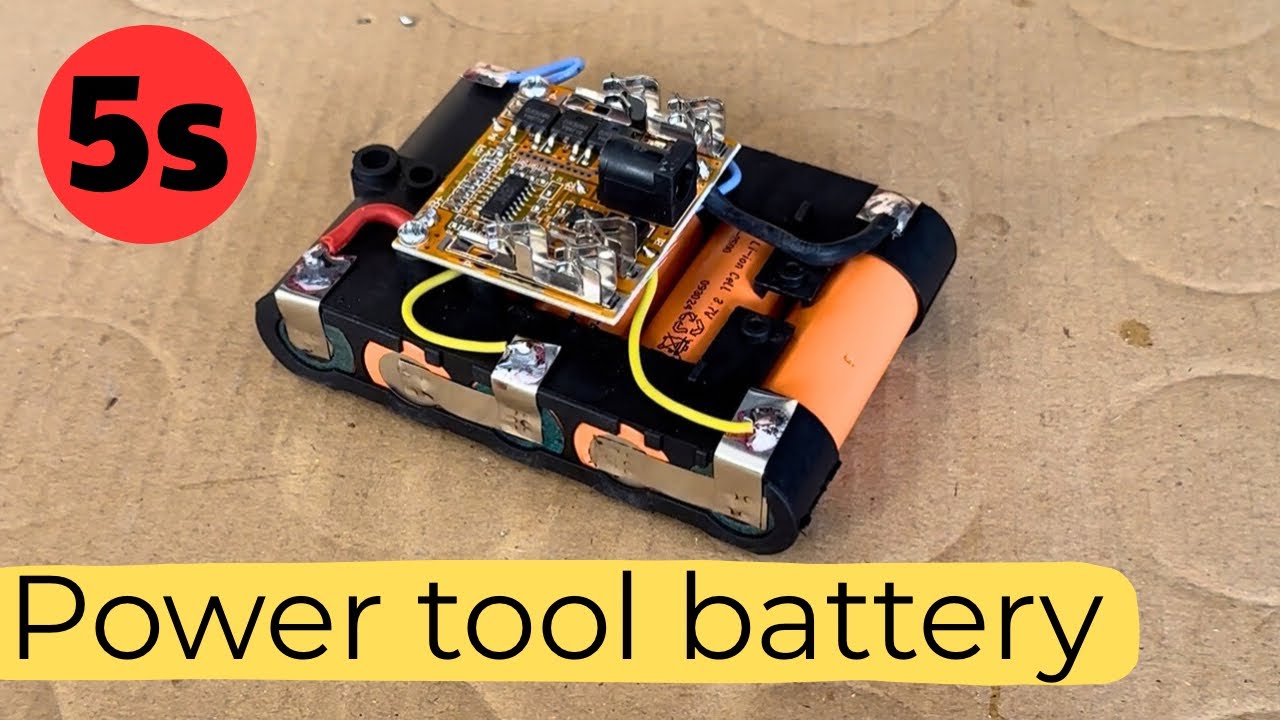 Build a 5S 18650 Battery for Cordless Tools!@NVHBattery 