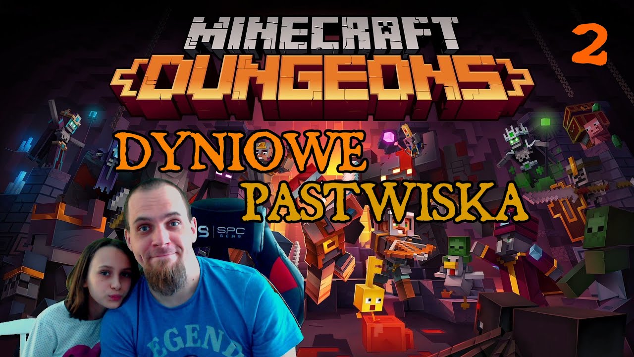 Minecraft Dungeons #2 - Dyniowe Pastwiska - gameplay PL