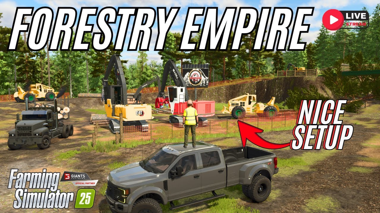 New setup - Hillside Logging - Forestry Empire - Farming Simulator 25