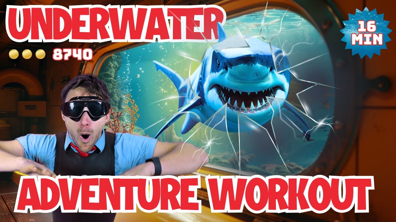 16 Min Underwater Adventure Brain Break 🐋 | Kids Summer Workout and Movement Exercises