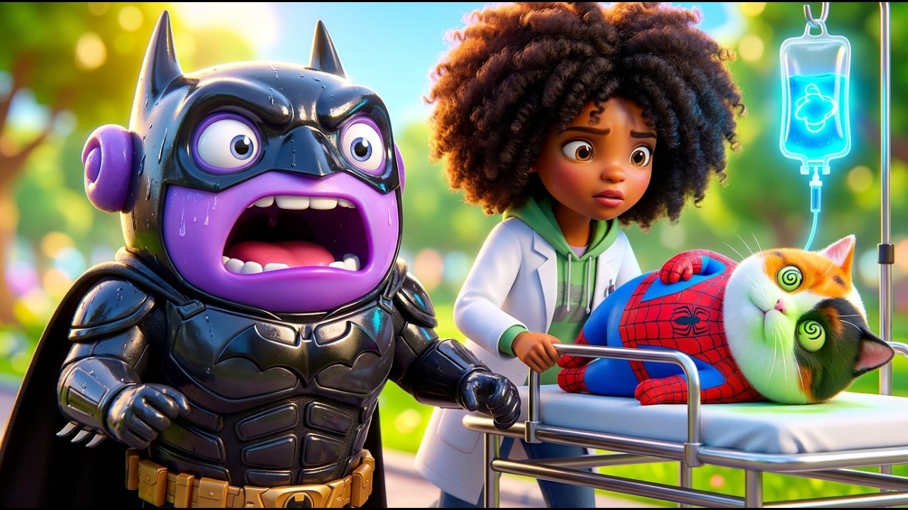 Oh Becomes a Bat Hero! 🦇 Spider Pig’s Rescue Mission | Funny Home 3D Animation