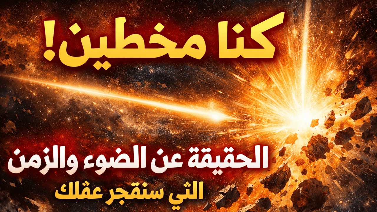 **الحقيقة عن الضوء والزمن التي ستفجر عقلك**