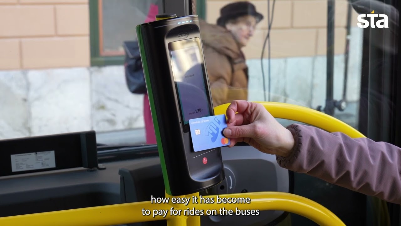 Ljubljana buses now accept bank cards