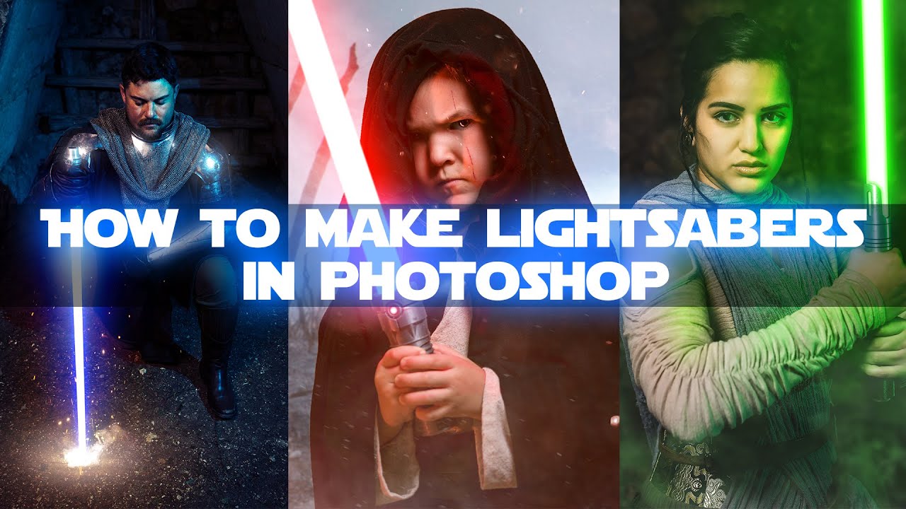 How to make lightsabers in Photoshop