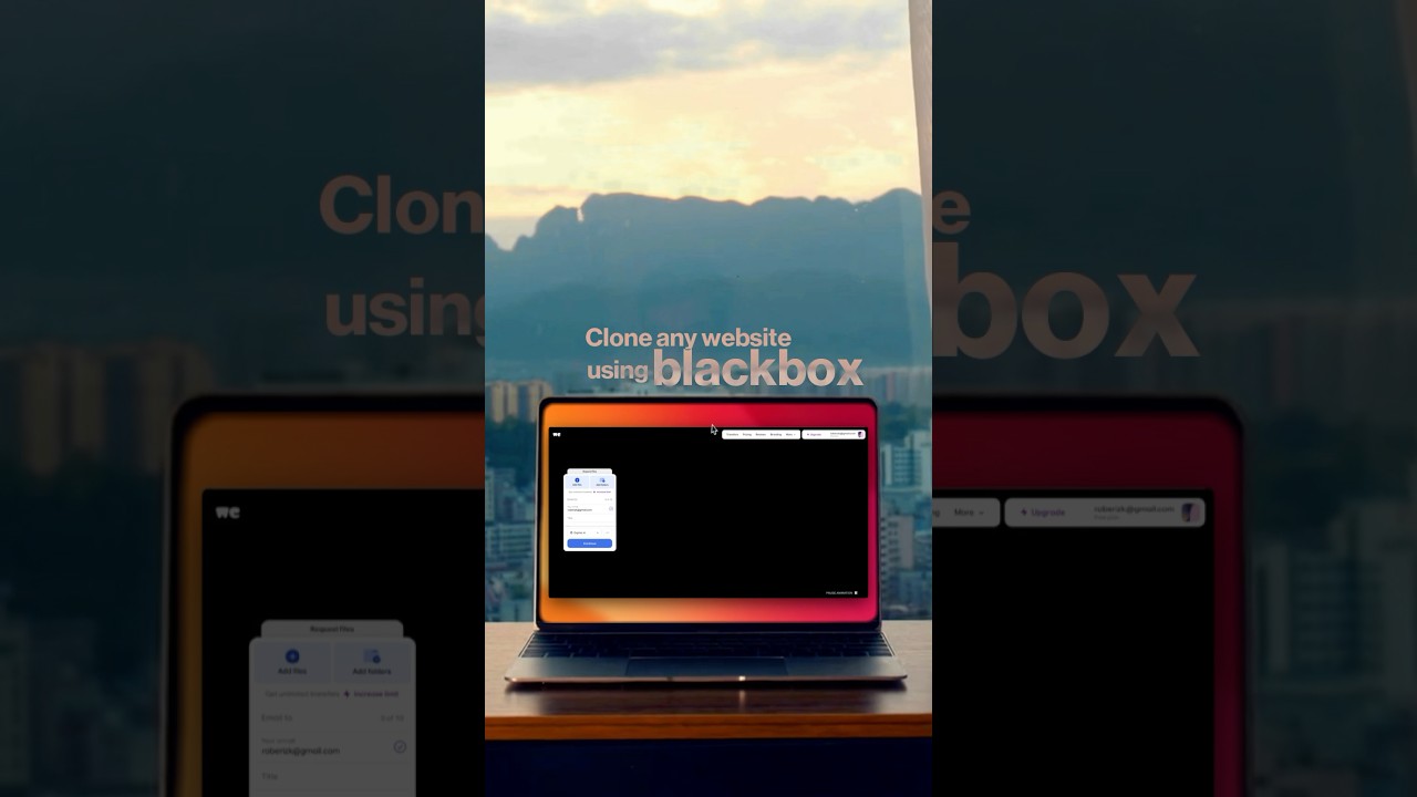 Clone any website with Blackbox ai #technology #codingtips #aitools #aiwebsites
