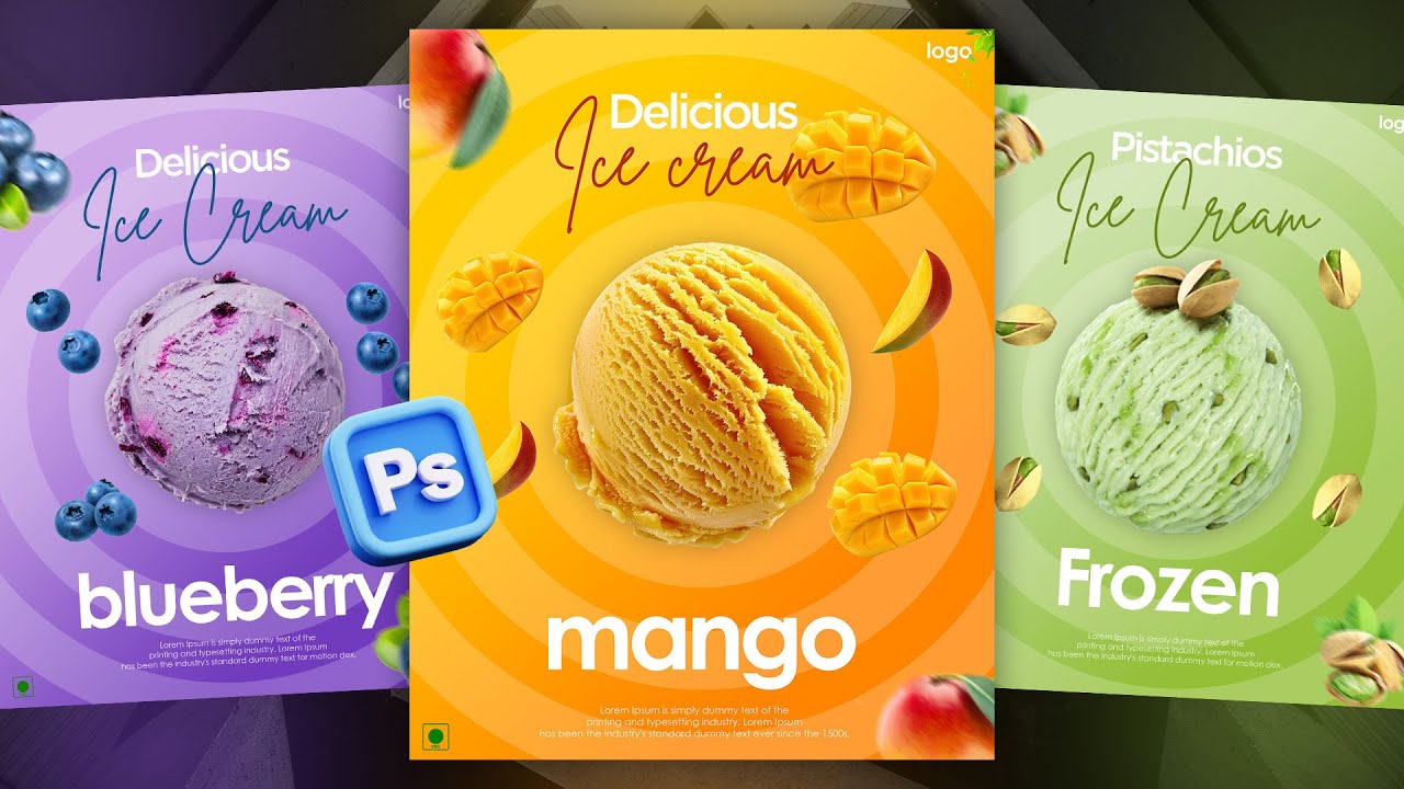 Photoshop Tutorial: Modern Graphic DESIGN for Beginners