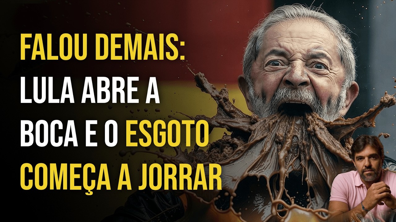 FALOU DEMAIS: LULA ABRE A BOCA E O ESGOTO COME&Ccedil;A A JORRAR | BRUNO MUSA
