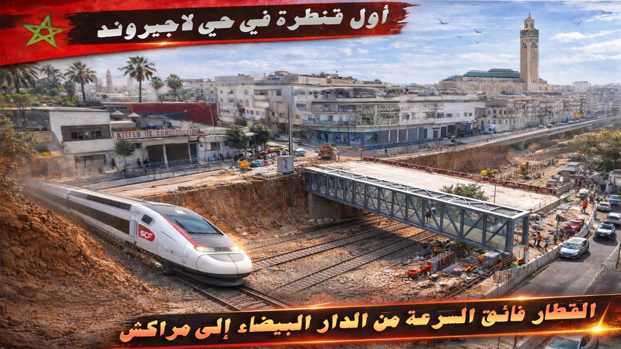 الدار البيضاء ← مراكش TGV: تقرير مرحلي عن الأعمال