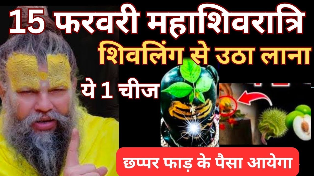 महाशिवरात्रि के दिन चुपचाप शिवलिंग से उठा लाना ये 1 गुप्त चीज इतना पैसा आएगा कि..#premanand