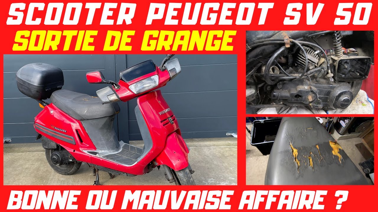 J'achète un Scooter Peugeot SV 50 en Sortie de Grange ! Est-ce une bonne affaire? Va-t-il démarrer?