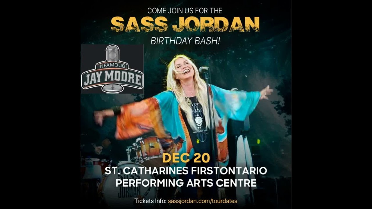 Sass Jordan talks to Infamous Jay Moore about her birthday show on December 20