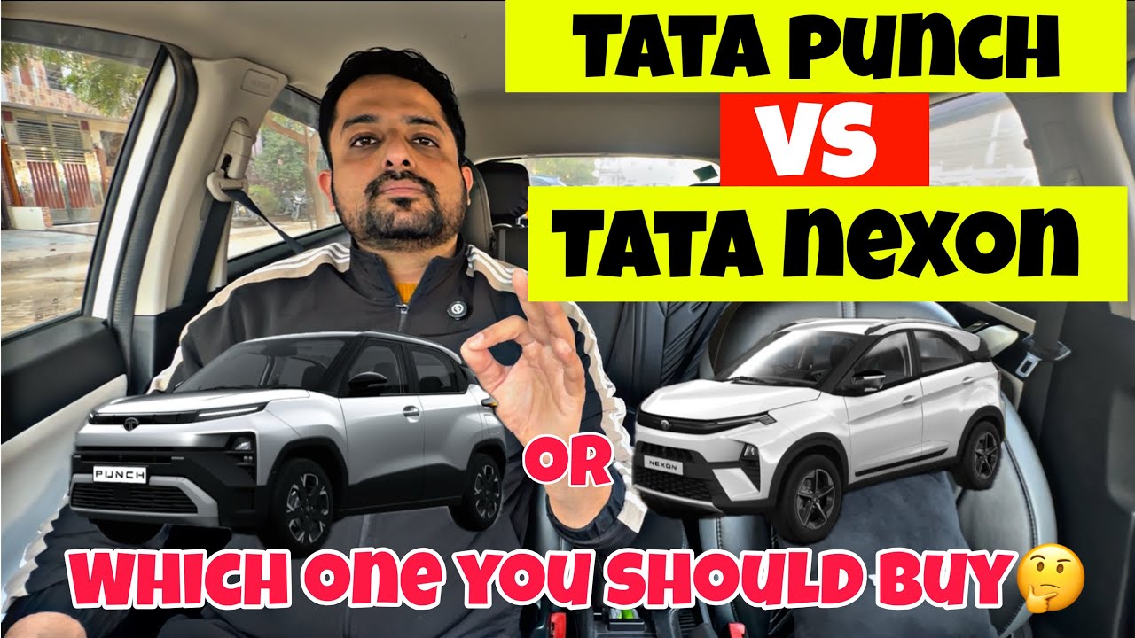 Tata Punch Facelift vs Tata Nexon - The Ultimate Comparison😍 Which is The best car for you to Buy🤔