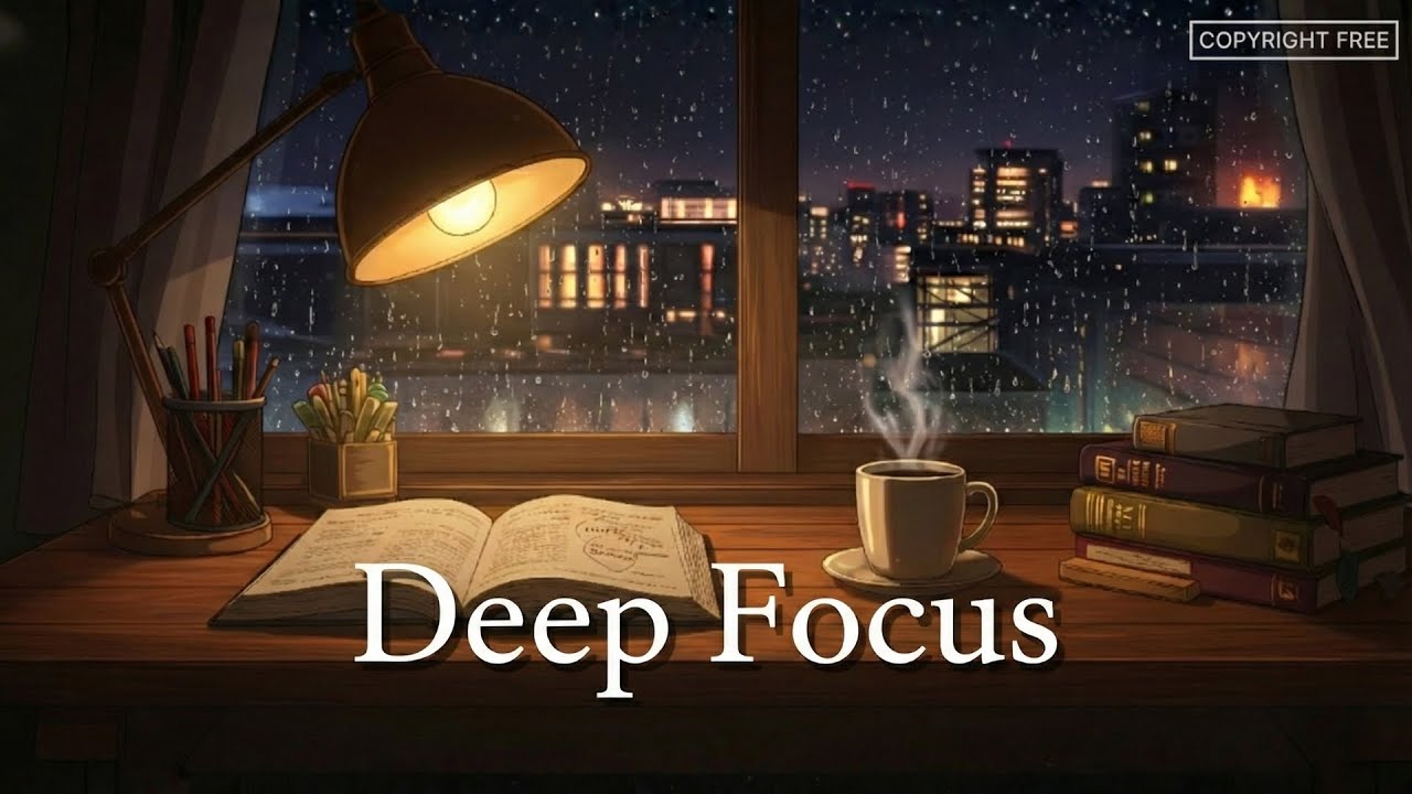 Rainy Night Study 🌧️ Relaxing Acoustic Bossa Nova [Ropes and Coffee]