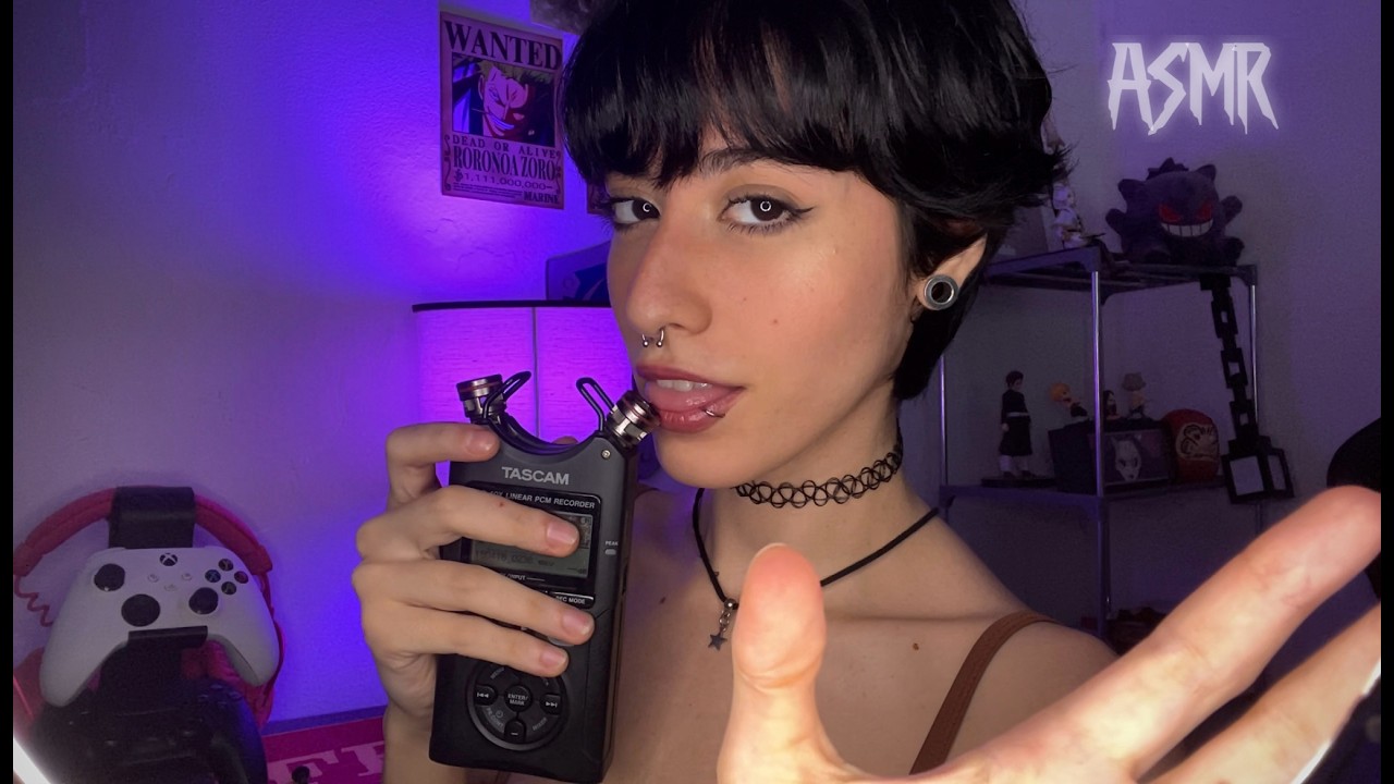 ASMR TASCAM ☆ SONS de ORELHA a ORELHA 👂 (no talking)