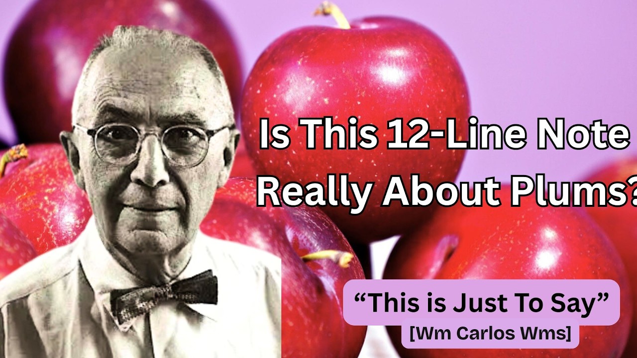 The 12-Line Note That Broke Poetry: 