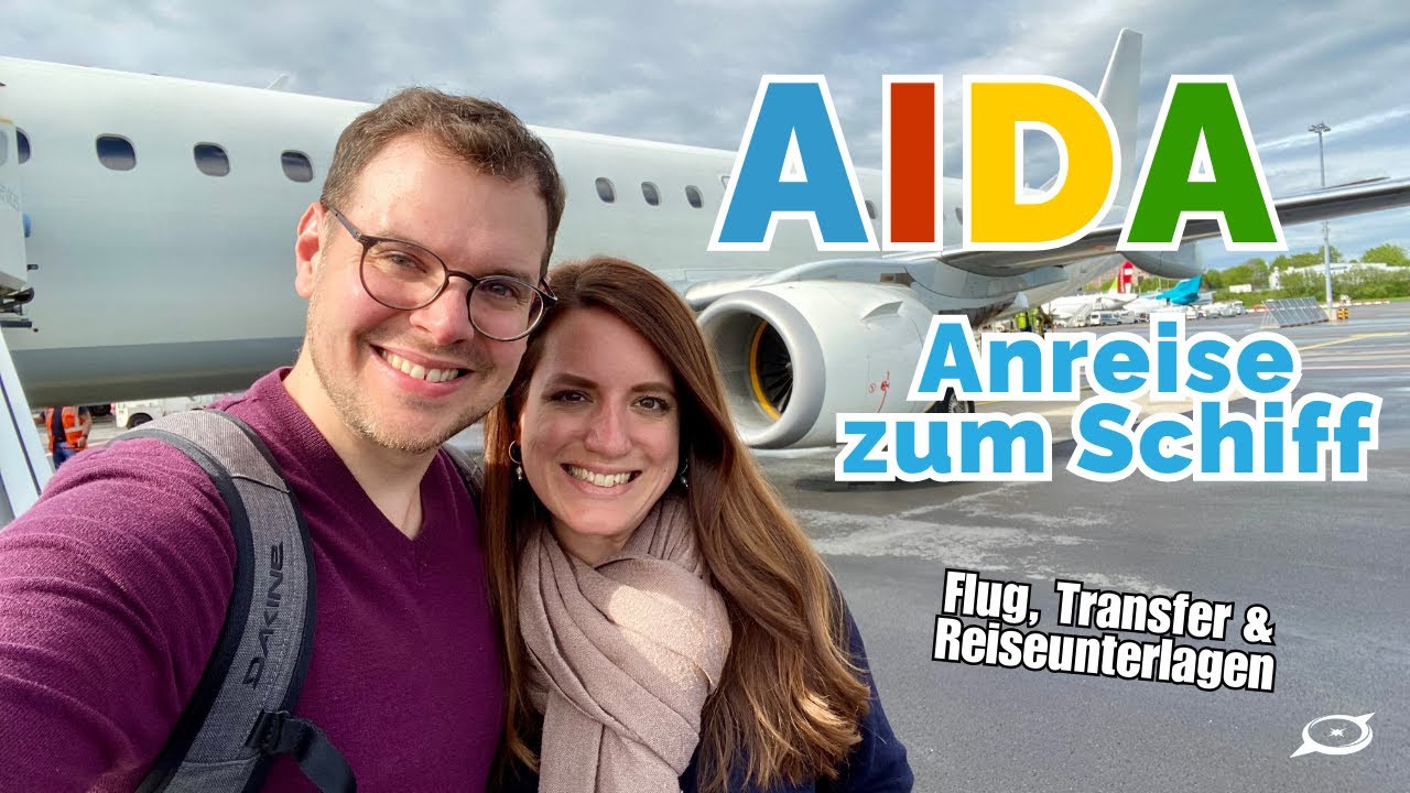 AIDA Kreuzfahrt mit Flug: So gelingt die Anreise über die Reederei und privat