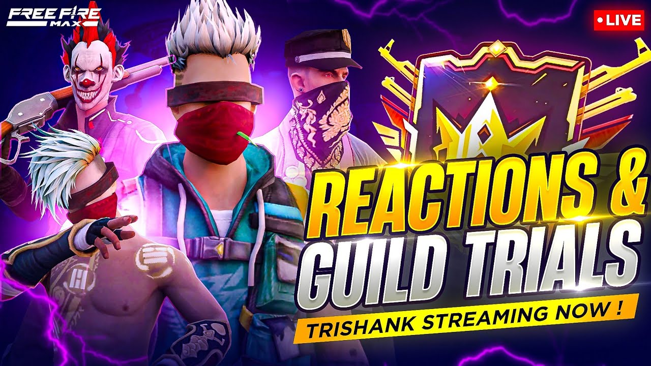 OP REACTIONS TO YOUR GAMEPLAY 🤯😱 | TRISHANK GAMING IS LIVE 🔥 | TELUGU FREEFIRE GAMING LIVE STREAM ❤️
