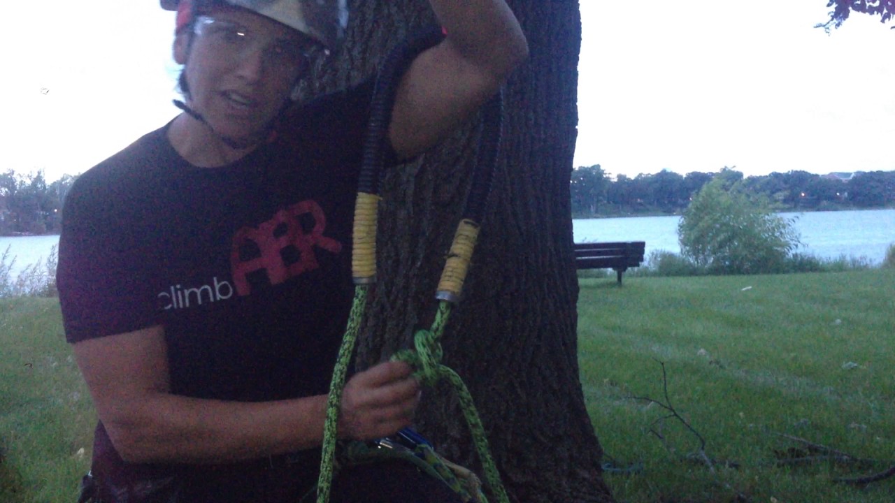 Install Rope Sleeve Type Cambium Saver, Women's Tree Climbing Workshop (WCTW) 2016