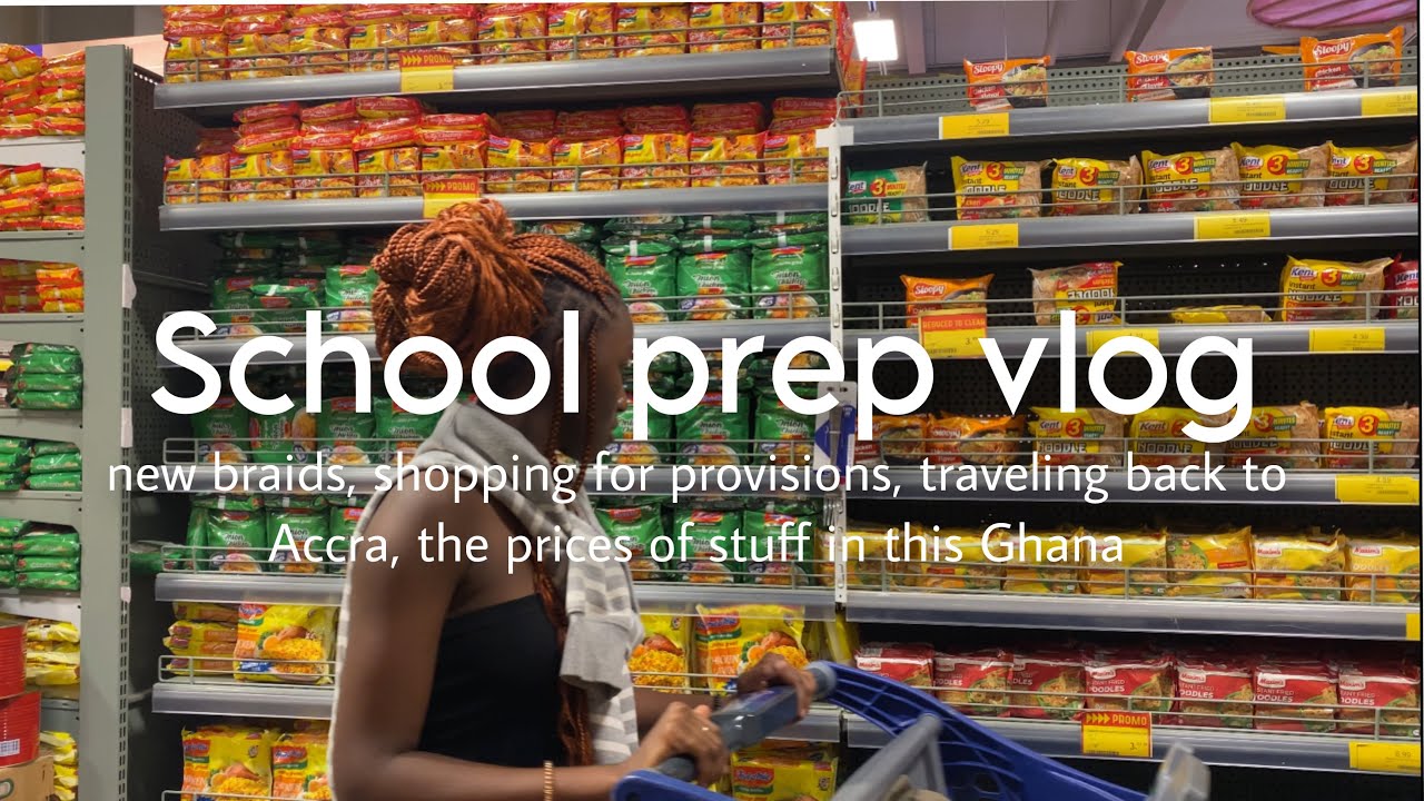THIS ECONOMY WILL NOT KILL US|| getting new braids + shopping for school + traveling back to Accra