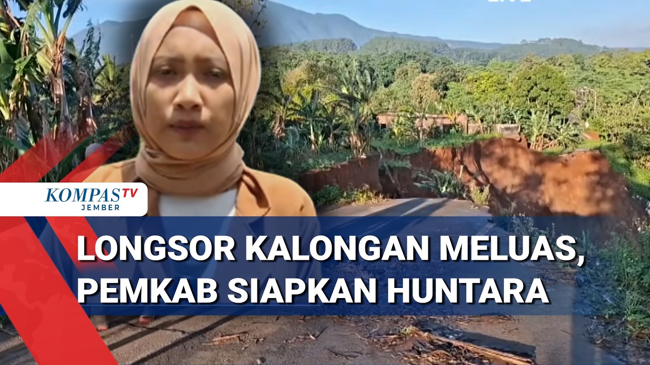Longsor Kalongan Semarang Meluas! Permukiman Warga Tinggal 15 Meter dari Titik Longsor