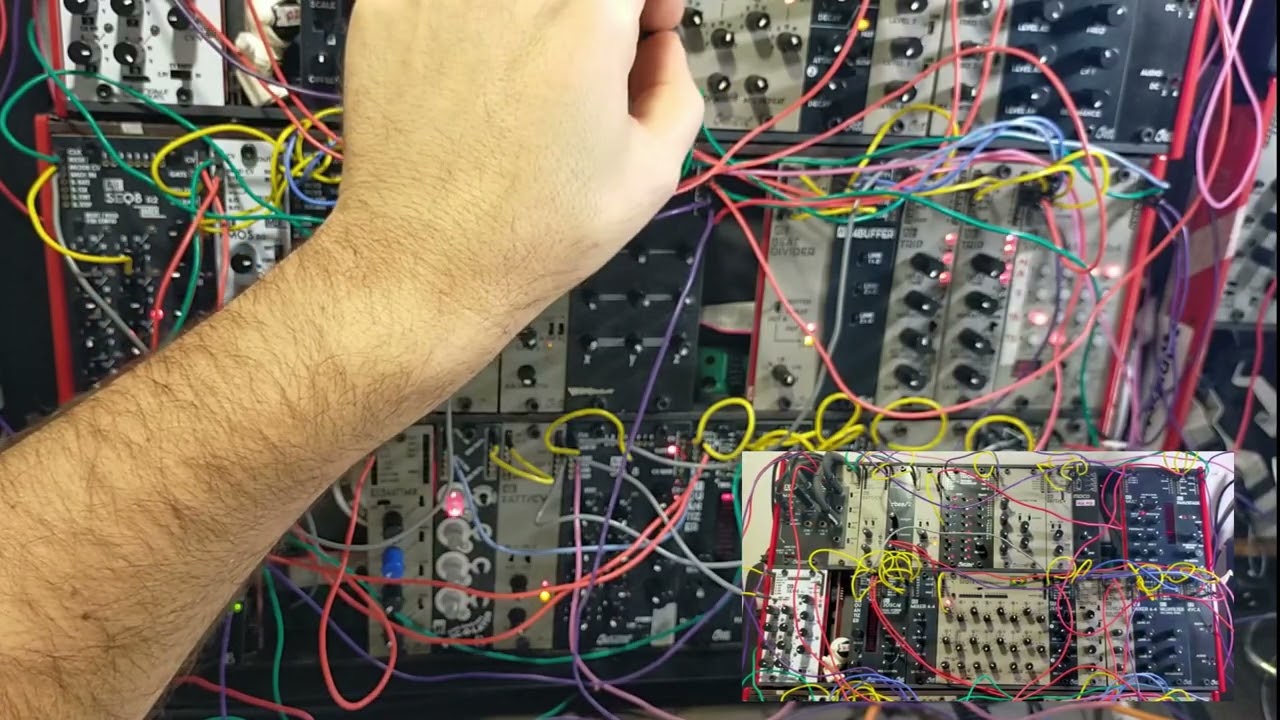Jam sequencing with #AEModular #synth #synthesizer #dawless #modular