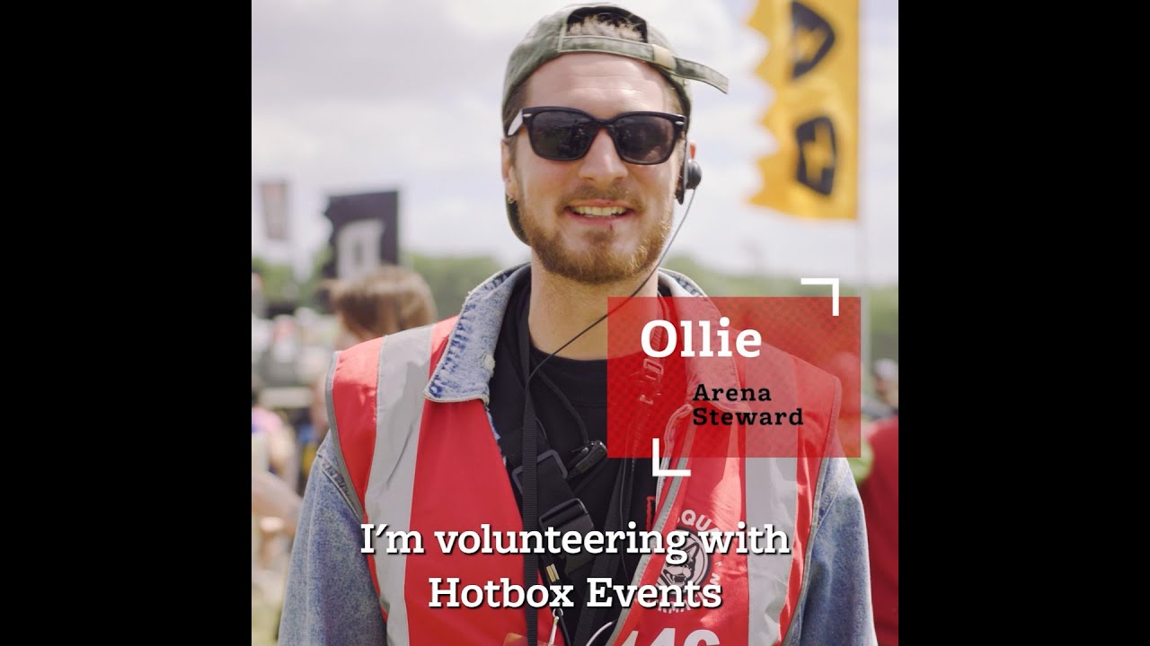 Ollie an Arena Steward volunteering at Download Festival with Hotbox #festival #downloadfestival