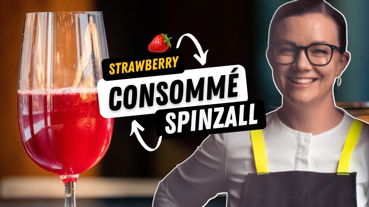 How to make STRAWBERRY consommé with Spinzall culinary CENTRIFUGE