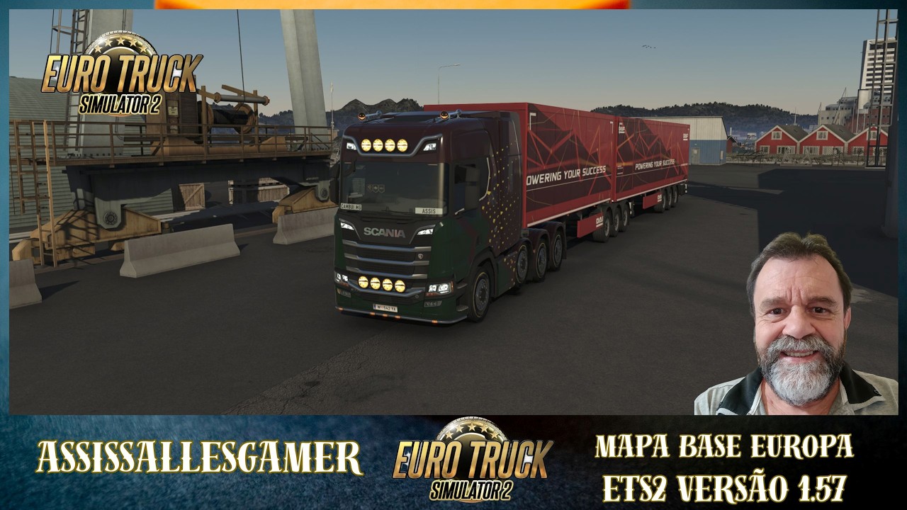 GAMEPLAY NO MAPA  BASE EUROPA * ETS2 1.57*RUMO AOS 4,5K.!💬COMENTA AÍ DE ONDE VC ESTÁ ASSISTINDO!