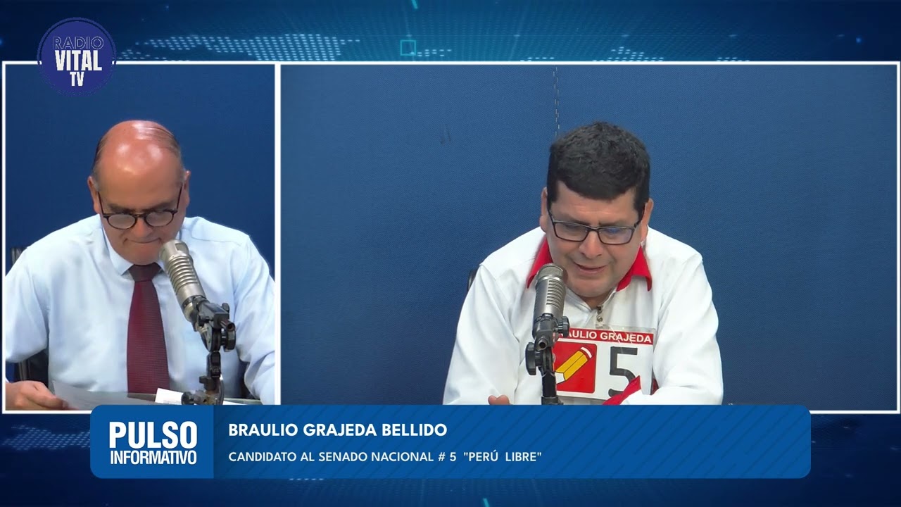 Invitado: Braulio Grajeda Bellido - Candidato al Senado Nacional #5 por Perú Libre